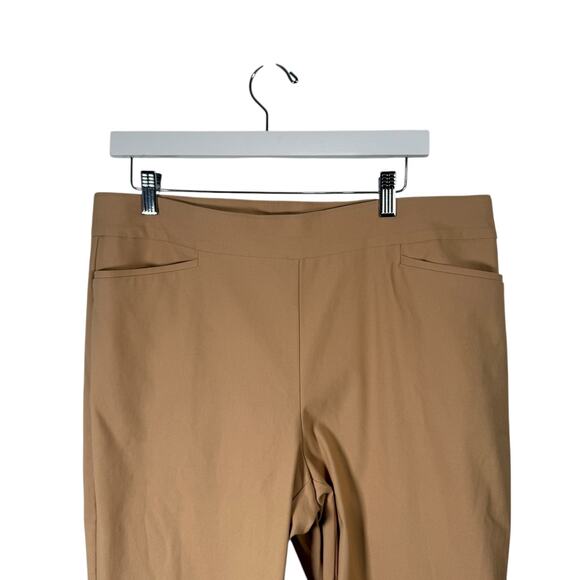 Chicos So Slimming Brigitte Ankle Pants Pull On Beige Womens 2.5 US 14 Large - Picture 2 of 7